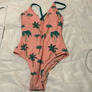 Tree palm swimsuit